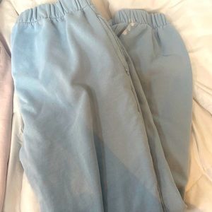 Brandy Melville light blue sweatpants